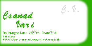 csanad vari business card